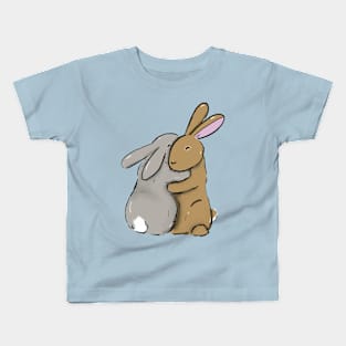 Bunny hugs Kids T-Shirt